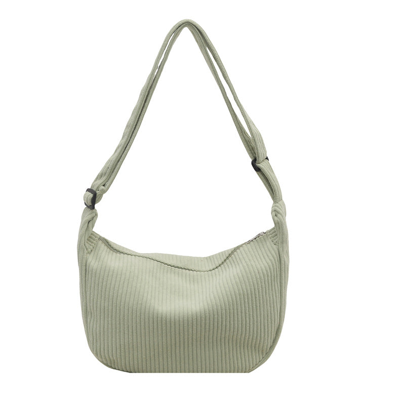 Bolso hobo de pana