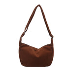 Bolso hobo de pana