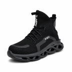 Botas de trabajo con puntera de acero y suela antideslizante resistente a perforaciones Kevlar