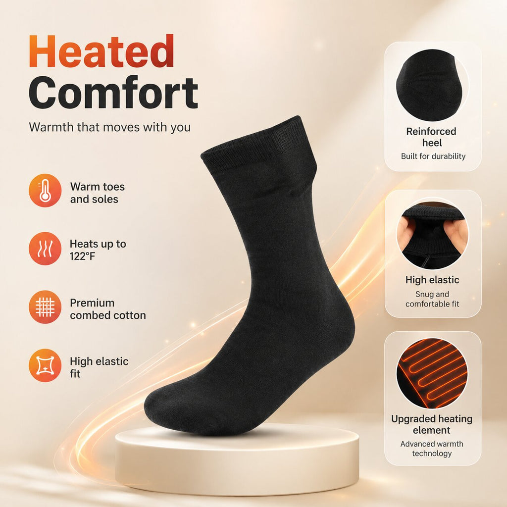 Calcetines calefactables para pies calientes
