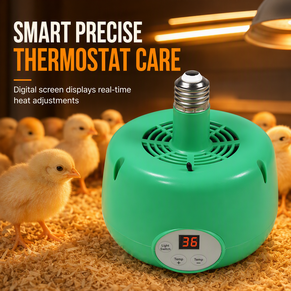 Calefactor para criadero con control inteligente de temperatura