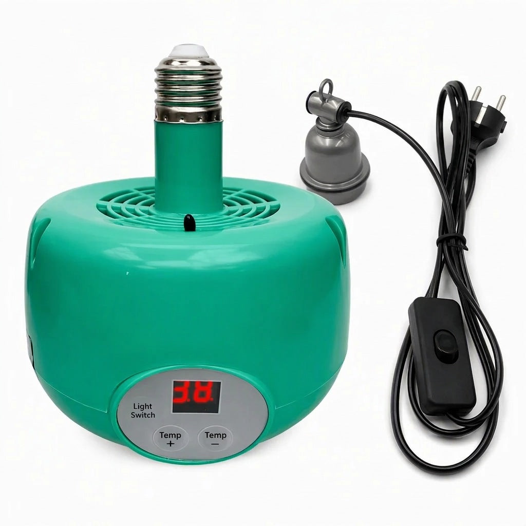 Calefactor para criadero con control inteligente de temperatura