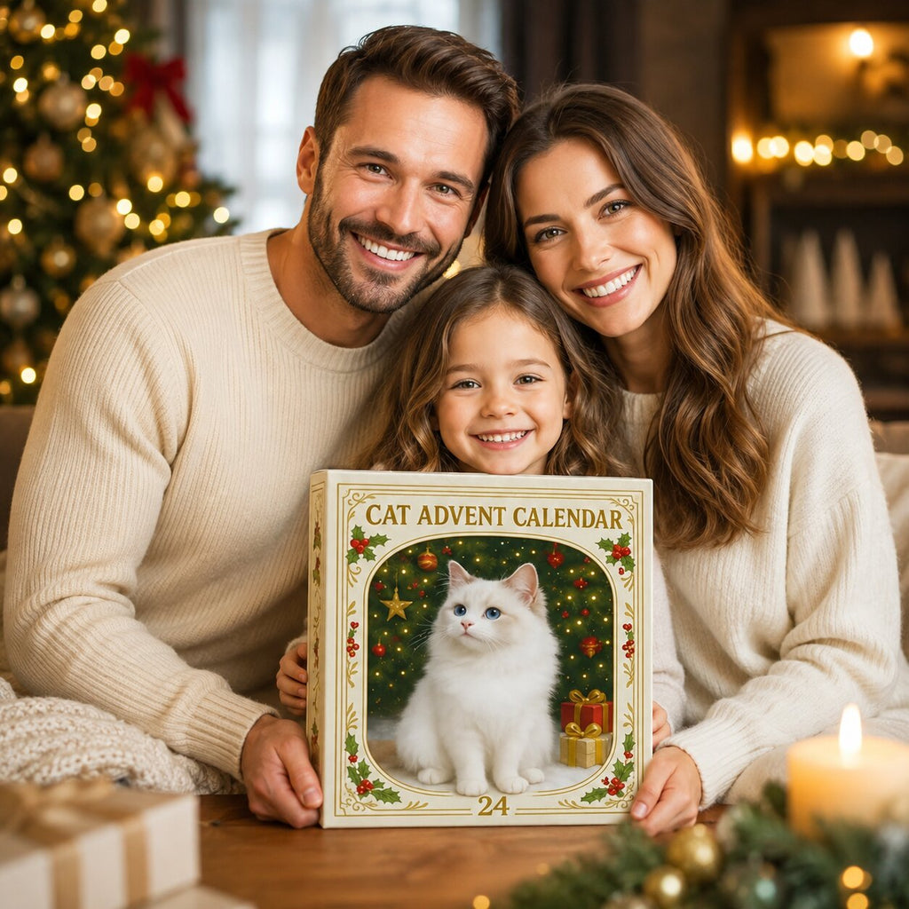 Calendario de adviento con gatos 2026