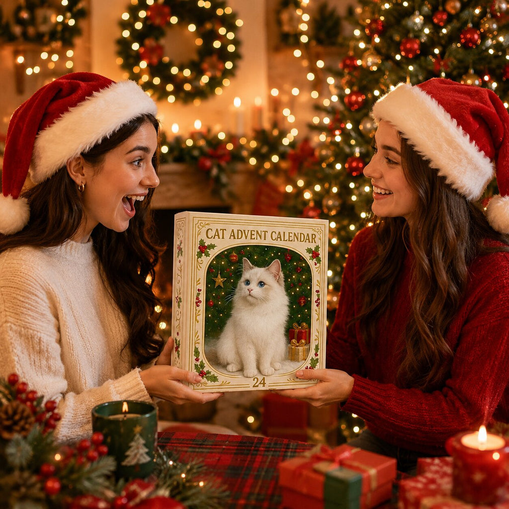 Calendario de adviento con gatos 2026