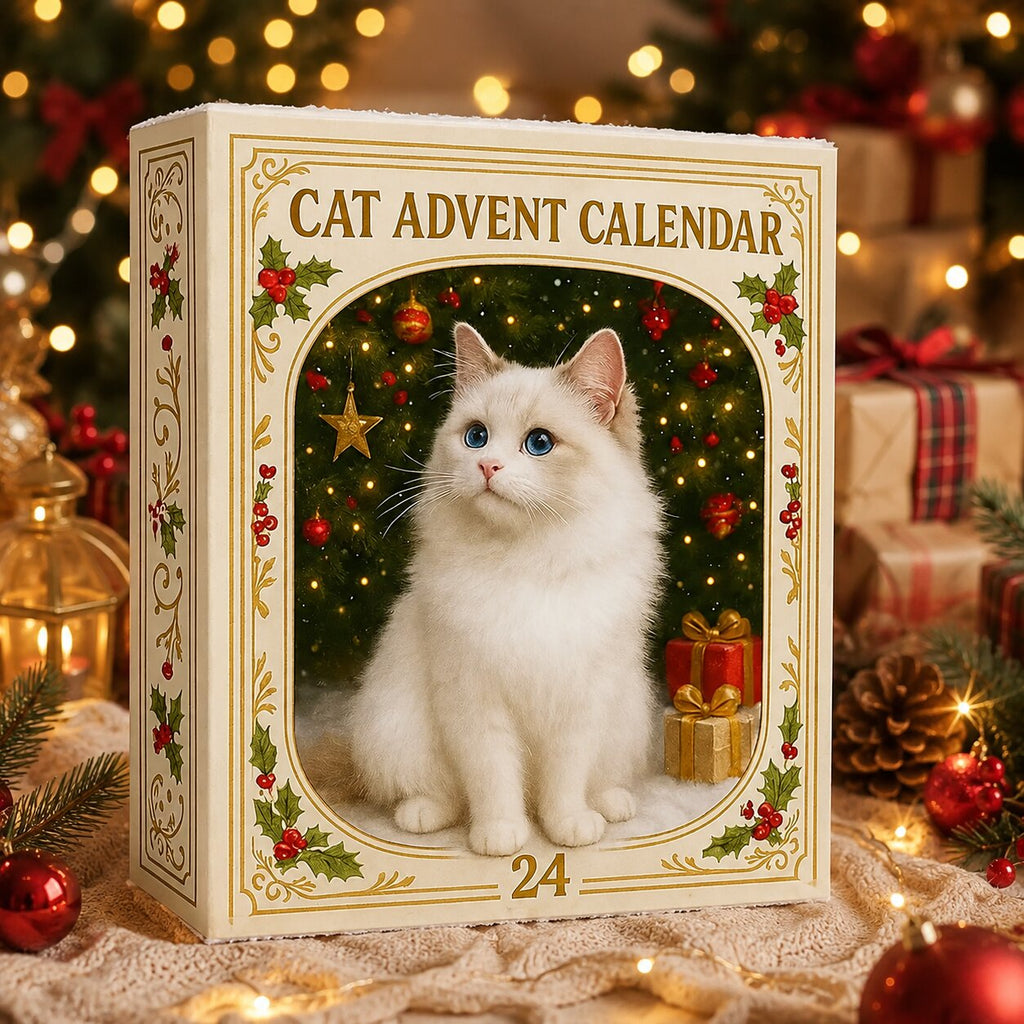 Calendario de adviento con gatos 2026