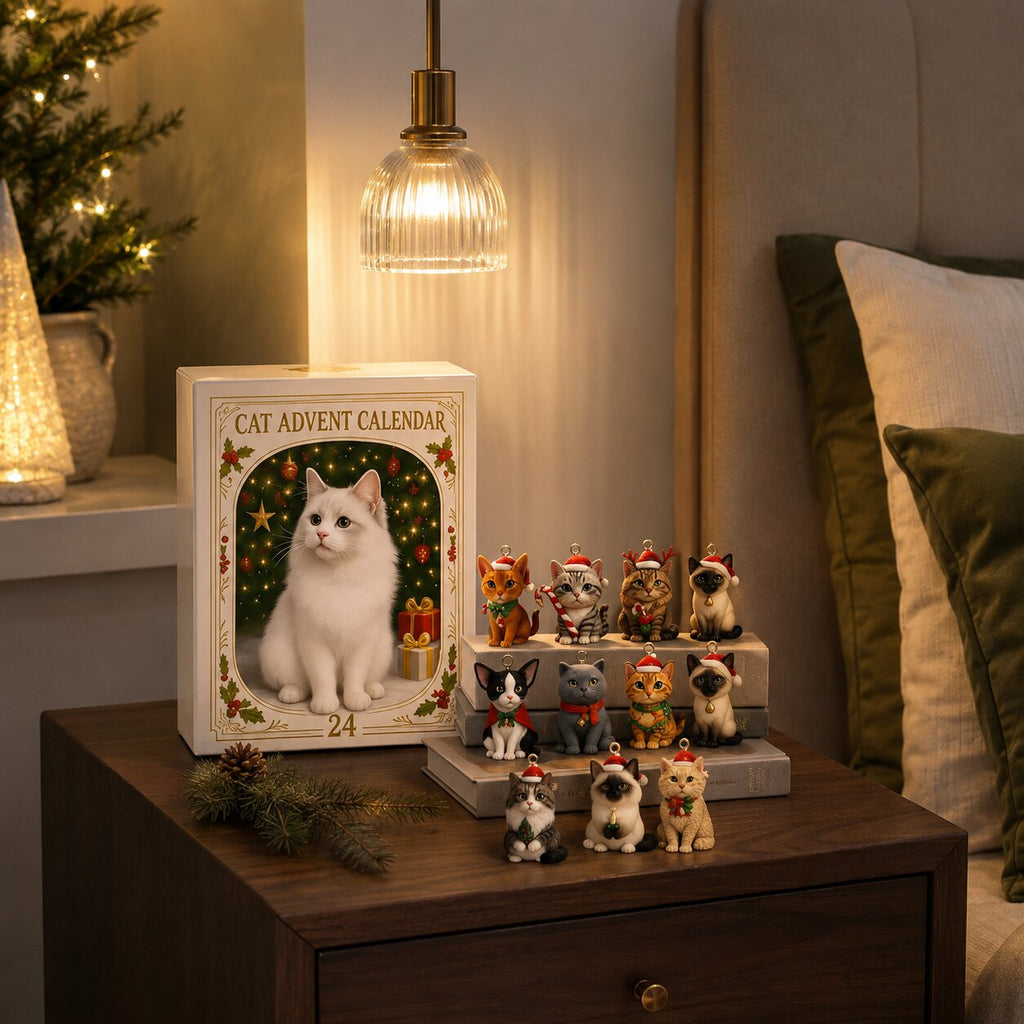 Calendario de adviento con gatos 2026