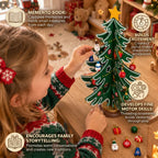 Calendario de adviento de árbol de Navidad de 24 días