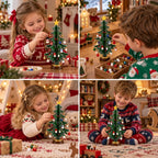 Calendario de adviento de árbol de Navidad de 24 días