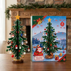 Calendario de adviento de árbol de Navidad de 24 días