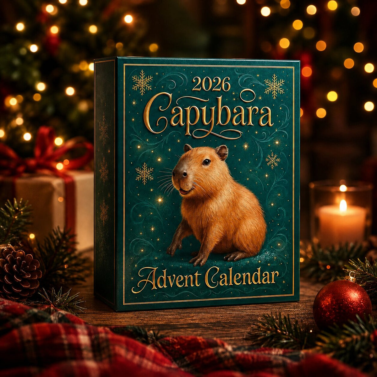 Calendario de Adviento de Capibaras 2026 - Cuenta Atrás de 24 Días