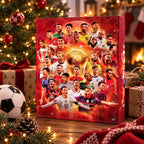 Calendario de Adviento de Fútbol para Niños con 24 Sorpresas Navideñas