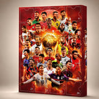 Calendario de Adviento de Fútbol para Niños con 24 Sorpresas Navideñas