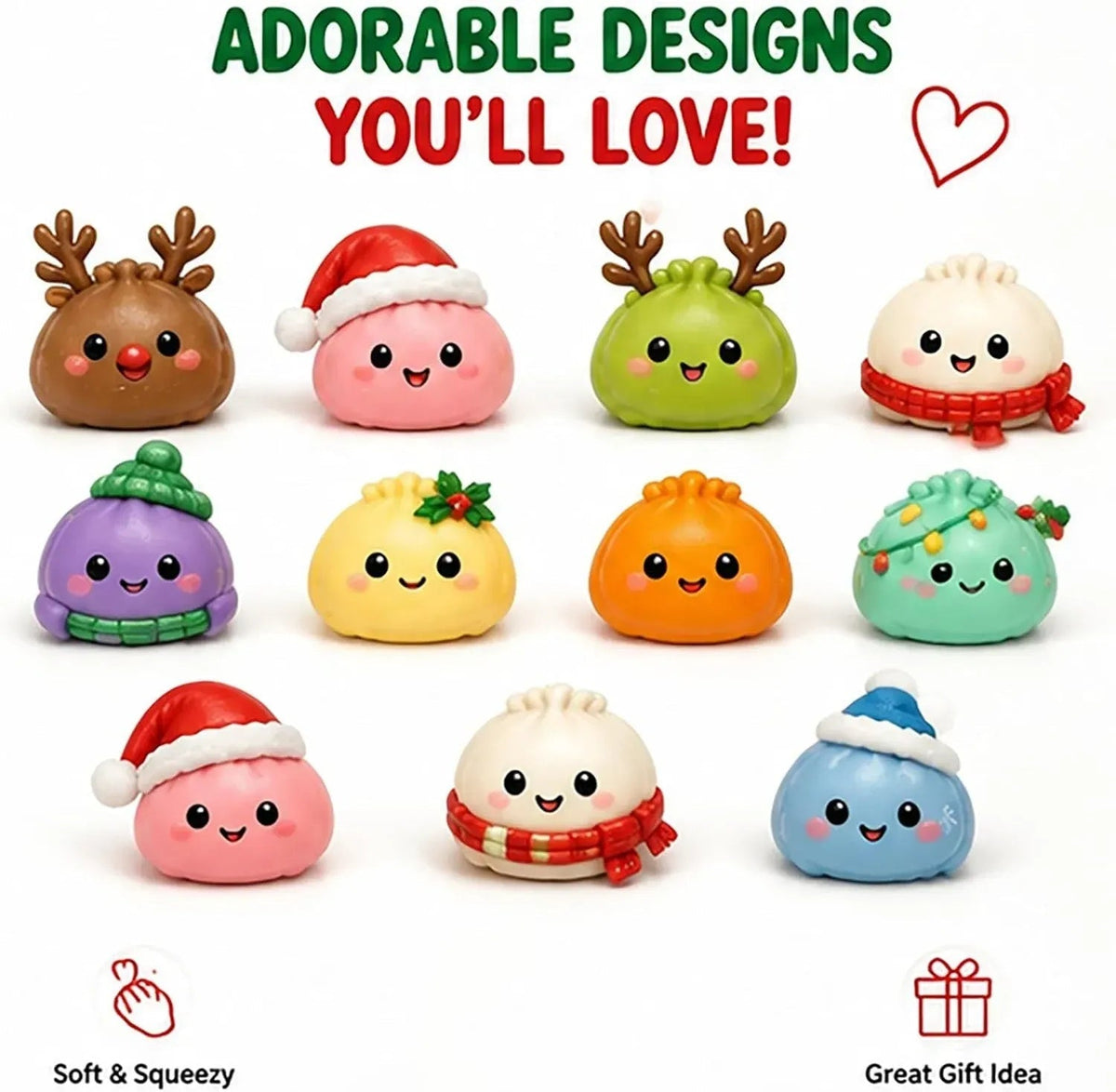 Calendario de Adviento de Juguetes Fidget de Navidad 2026