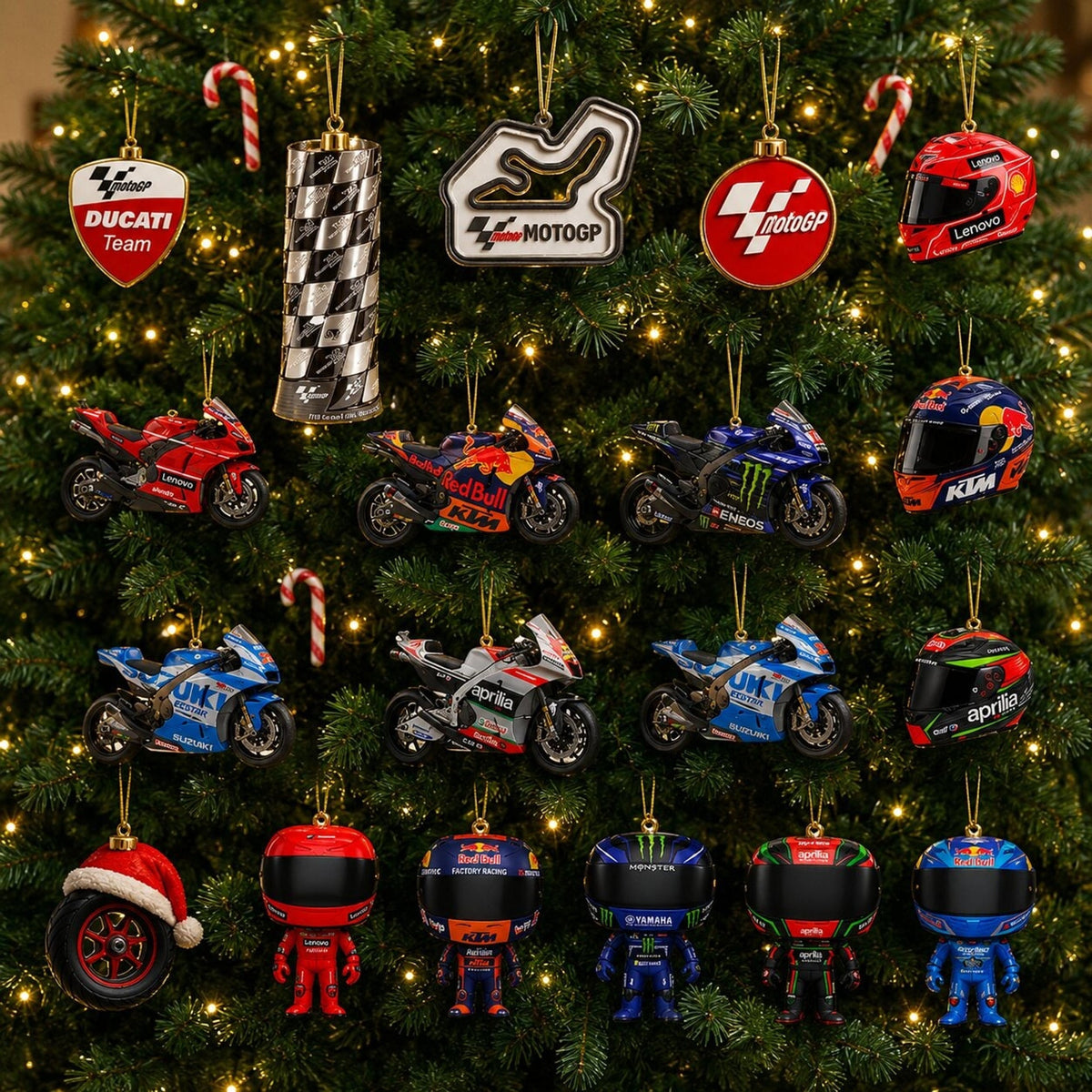 Calendario de adviento MotoGP 2026 con 24 miniaturas de motos