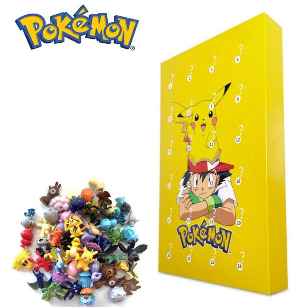 Calendario de Adviento Pokémon 2026 — 24 Figuras 3D Sorpresa