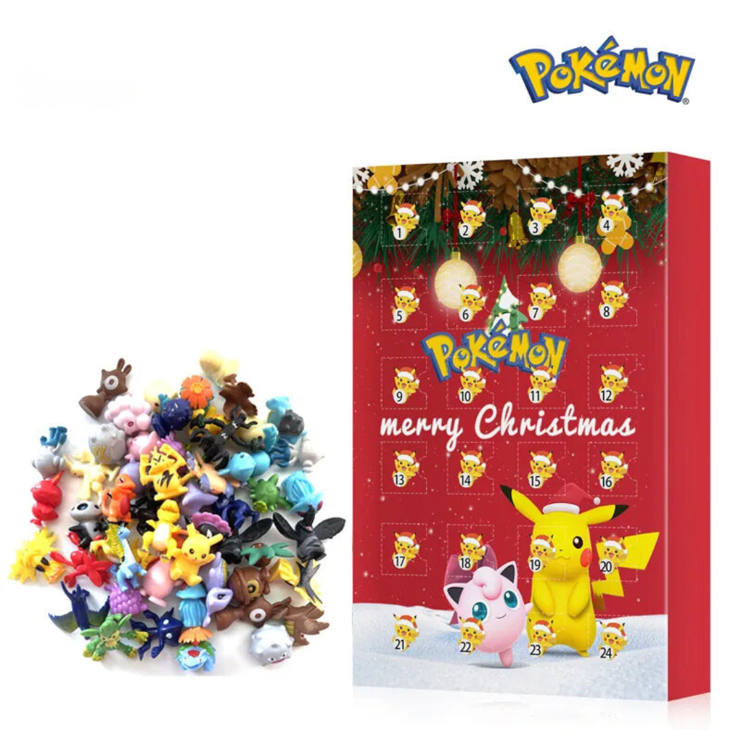 Calendario de Adviento Pokémon 2026 — 24 Figuras 3D Sorpresa