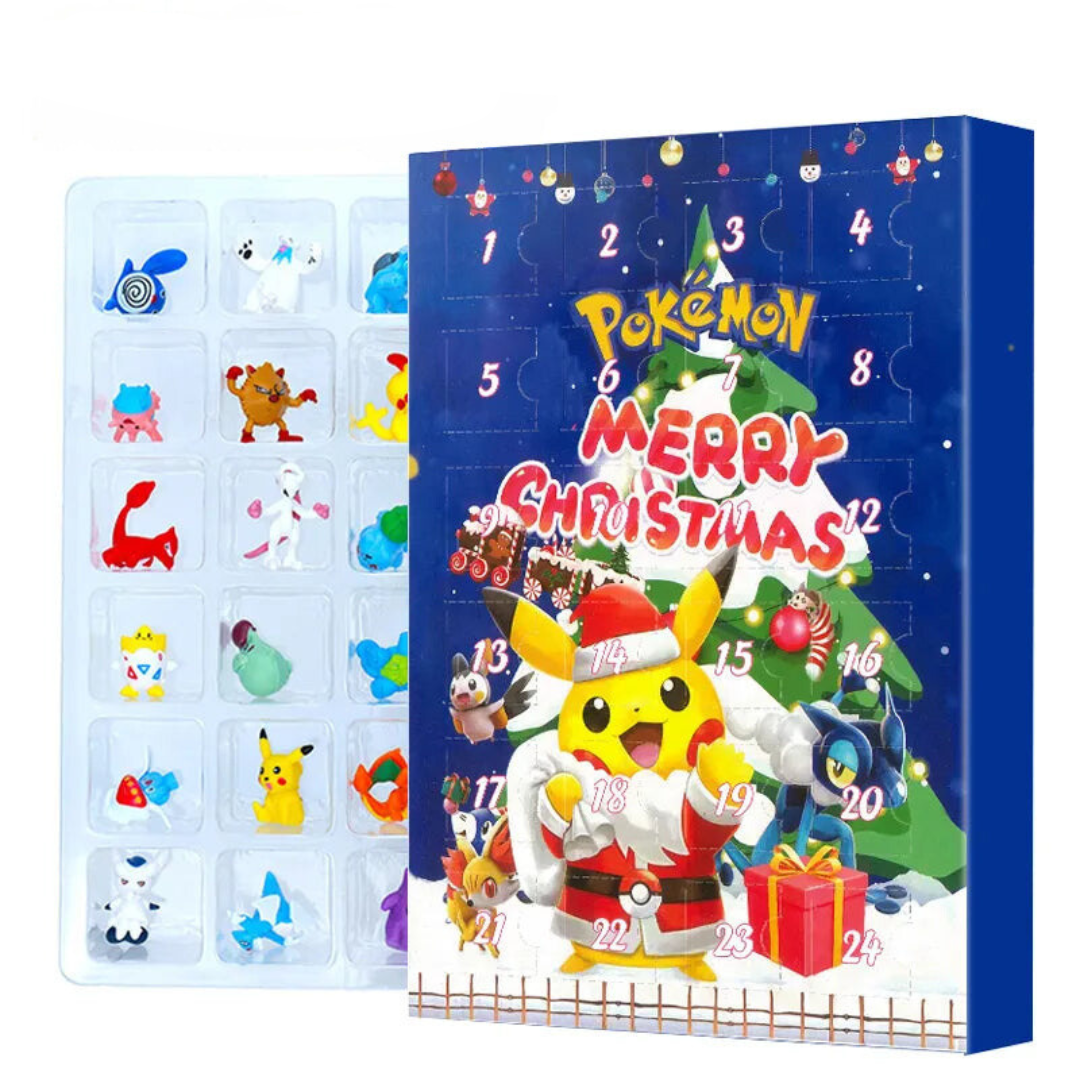 Calendario de Adviento Pokémon 2026 — 24 Figuras 3D Sorpresa