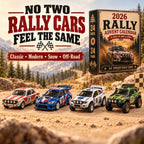 Calendario de Adviento Rally 2026 – 24 días llenos de coches de rally para coleccionar