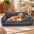 Cama ortopédica antideslizante para perros lavable estilo sofá