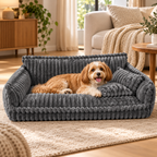 Cama ortopédica antideslizante para perros lavable estilo sofá