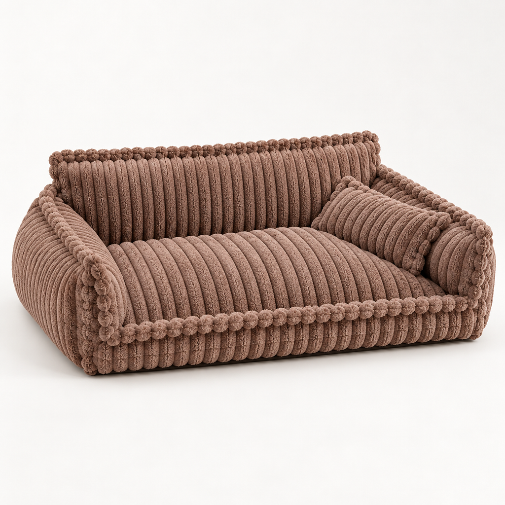 Cama ortopédica antideslizante para perros lavable estilo sofá