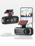 Cámara de coche 4K delantera y trasera con GPS integrado