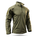 Camisa Táctica de Camuflaje para Hombre de Manga Larga Ripstop con Múltiples Bolsillos