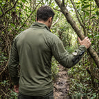Camisa Táctica de Camuflaje para Hombre de Manga Larga Ripstop con Múltiples Bolsillos