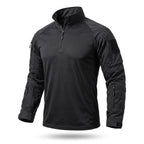 Camisa Táctica de Camuflaje para Hombre de Manga Larga Ripstop con Múltiples Bolsillos