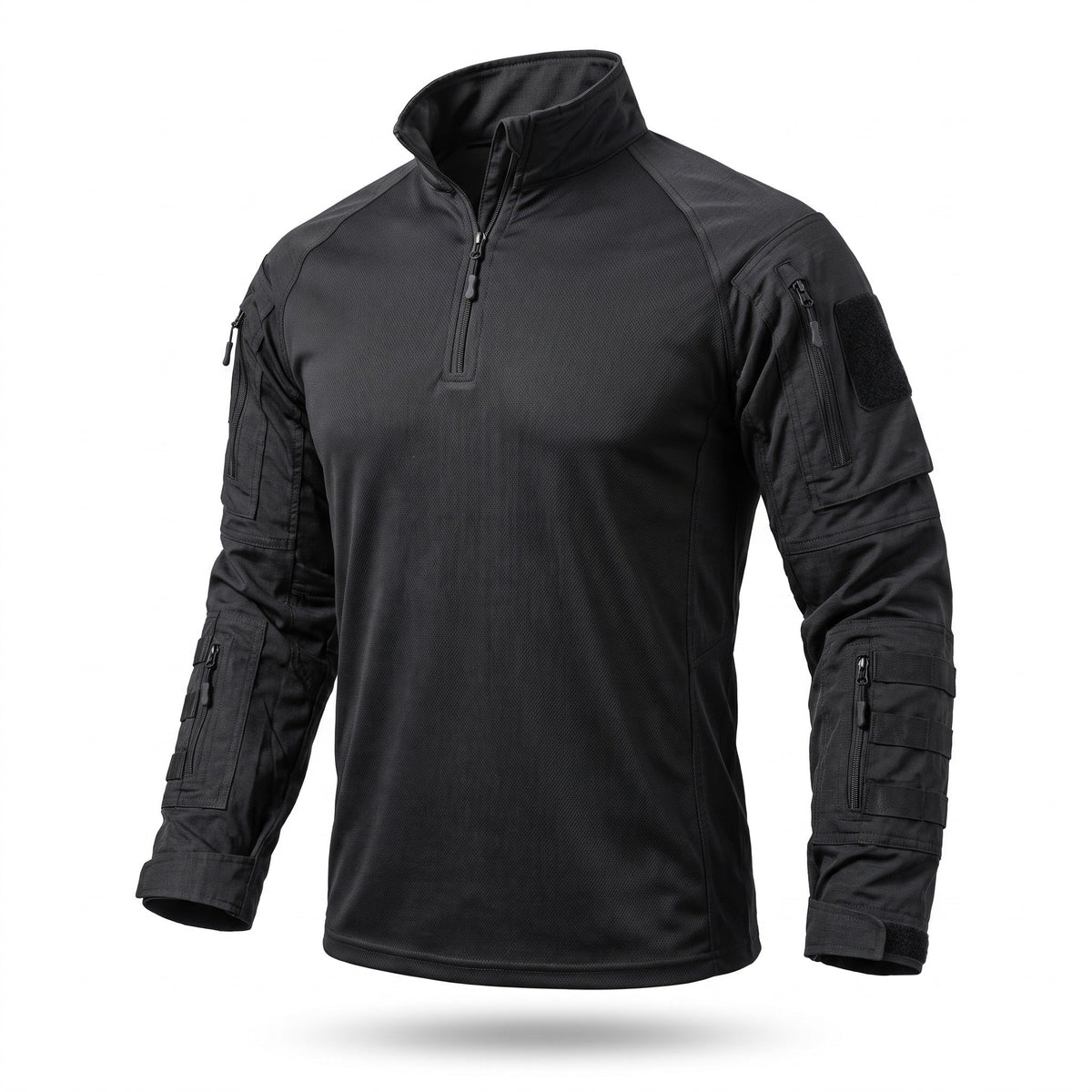 Camisa Táctica de Camuflaje para Hombre de Manga Larga Ripstop con Múltiples Bolsillos