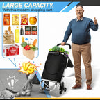 Carrito de la compra plegable de 40 l