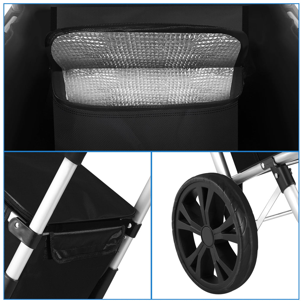 Carrito de la compra plegable de 40 l