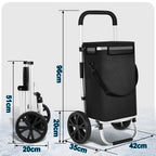 Carrito de la compra plegable de 40 l