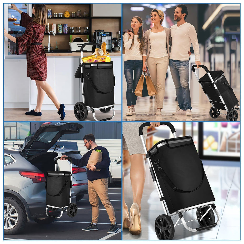 Carrito de la compra plegable de 40 l