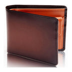 Cartera de piel plegable premium