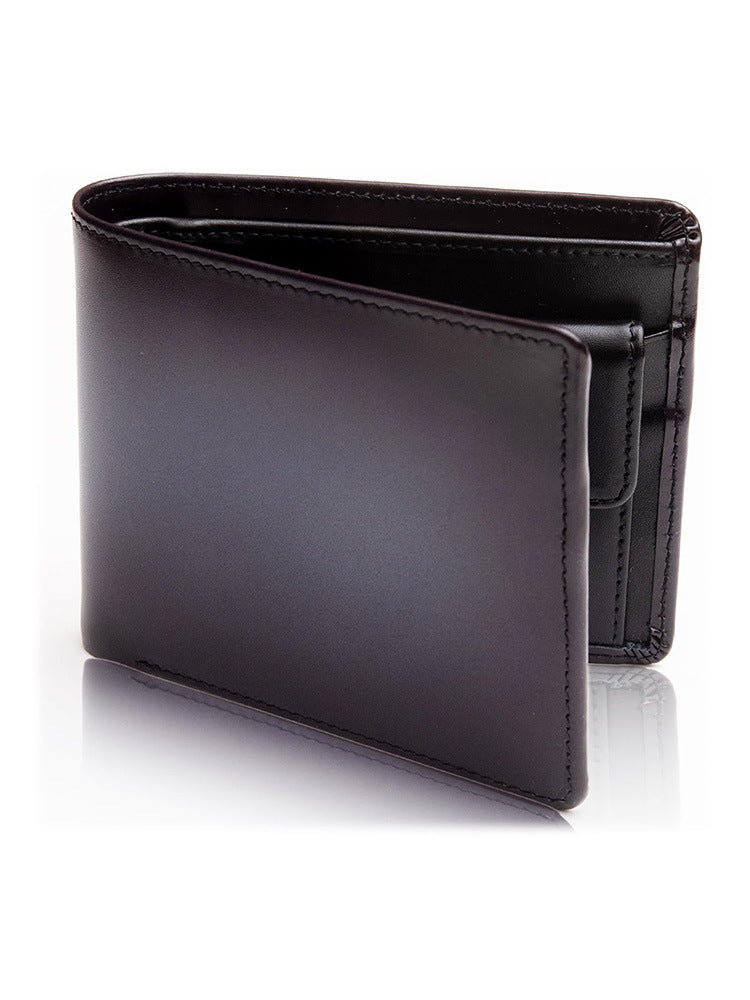 Cartera de piel plegable premium