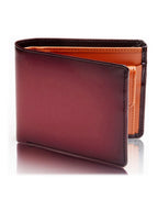 Cartera de piel plegable premium