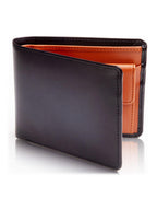 Cartera de piel plegable premium