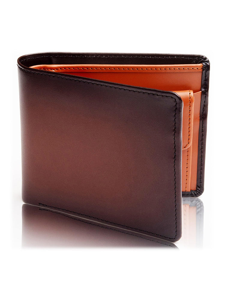 Cartera de piel plegable premium