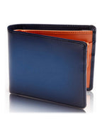 Cartera de piel plegable premium