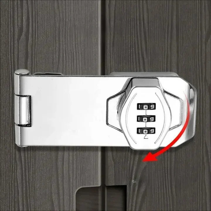 Cerradura de combinación de 3 dígitos sin llave para armarios con tornillos