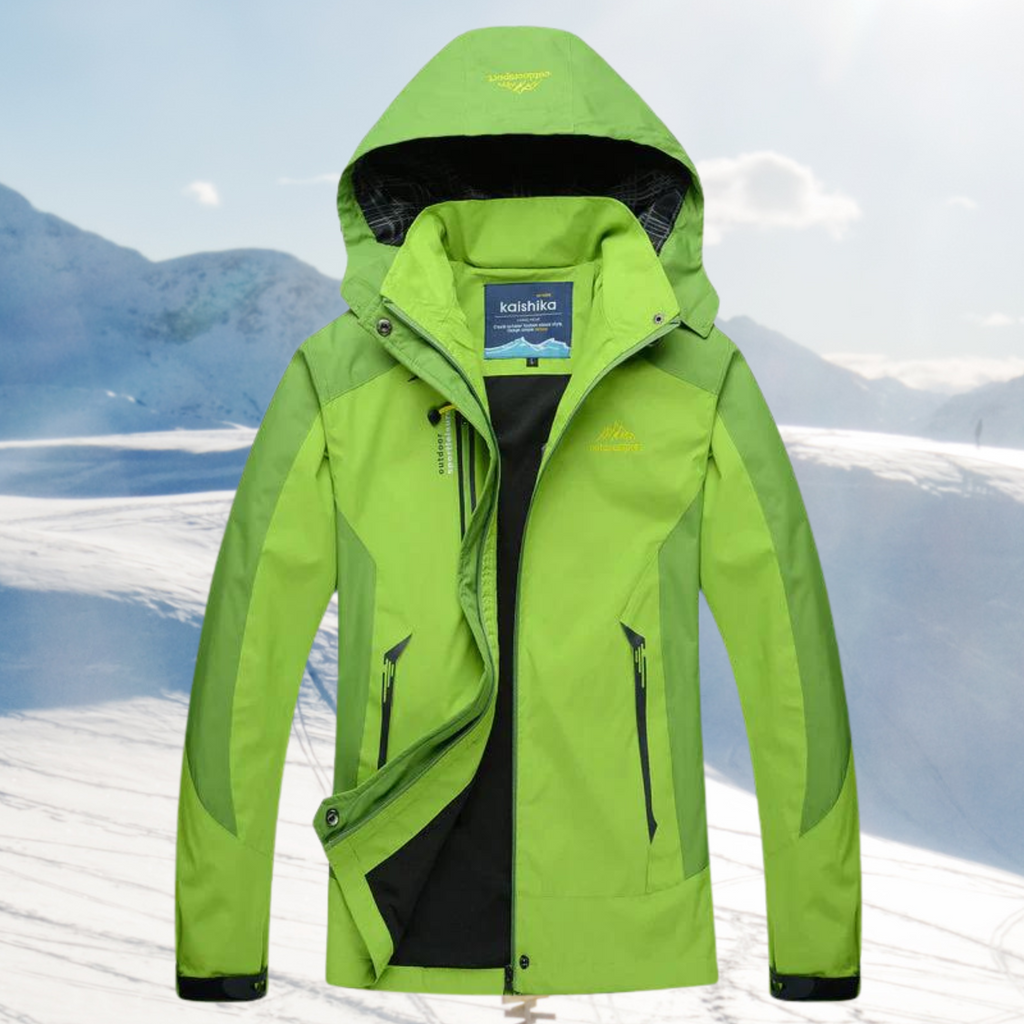 Chaqueta de exterior impermeable y cortavientos para mujer