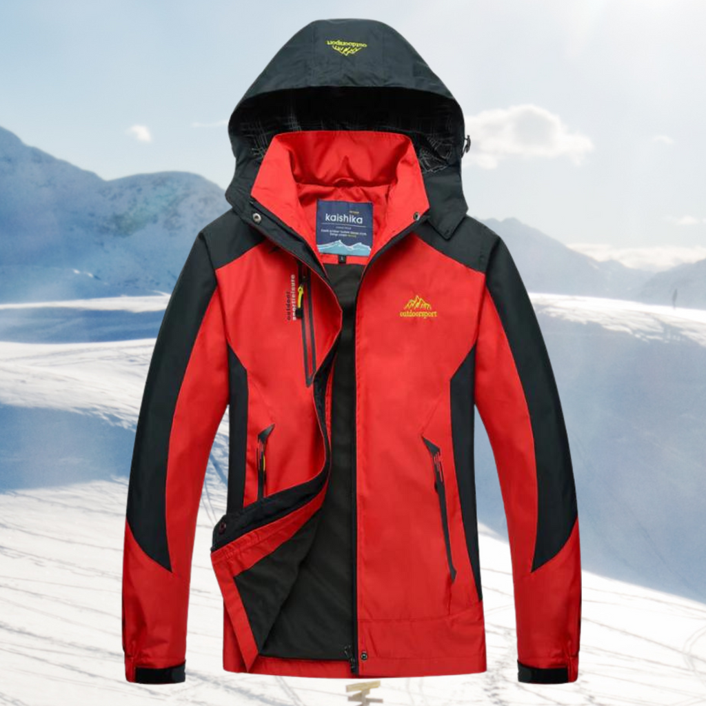 Chaqueta de exterior impermeable y cortavientos para mujer