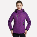 Chaqueta de exterior impermeable y cortavientos para mujer