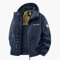 Chaqueta polar con capucha para exterior - Estilo escandinavo para invierno y uso casual