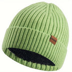 Conjunto de invierno de punto acogedor - 3 piezas para el calor