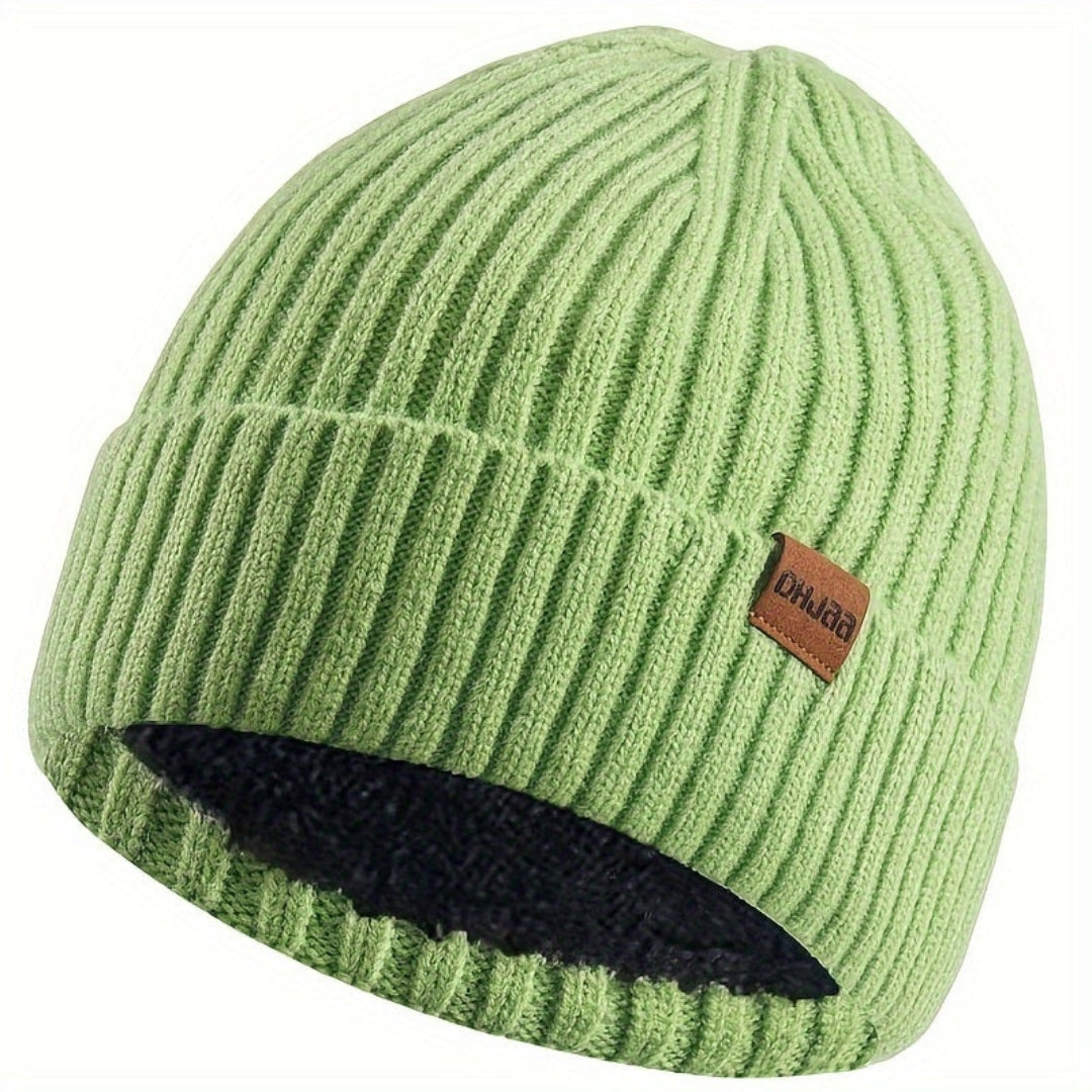Conjunto de invierno de punto acogedor - 3 piezas para el calor