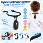 Corrector de postura ligero para niños con ajuste regulable