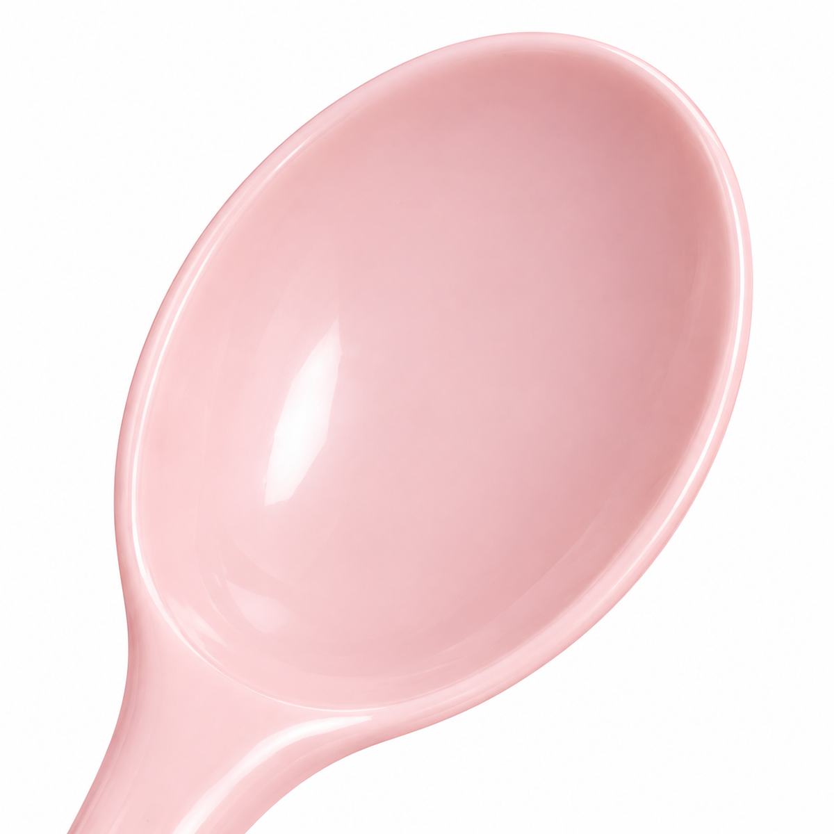 Tiendalodama Pastel Pink Ceramic Spoon Cuchara de cerámica rosa pastel Tiendalodama 15 cm pequeña para servir