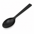 Cuchara de mesa de acero inoxidable negro mate TIENDALODAMA 20 cm